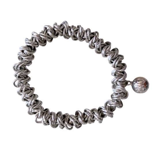 SNO of Sweden Stretch Bracelet W Ball Charm - Picture 2 of 3